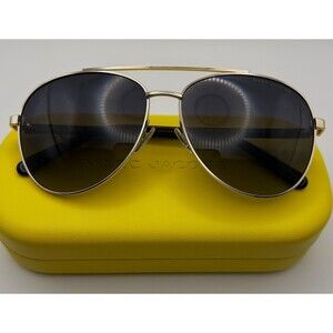Marc Jacobs Aviator Sunglasses MARC Montura Gold & Black 760/S RHL BN + FREE 🎁